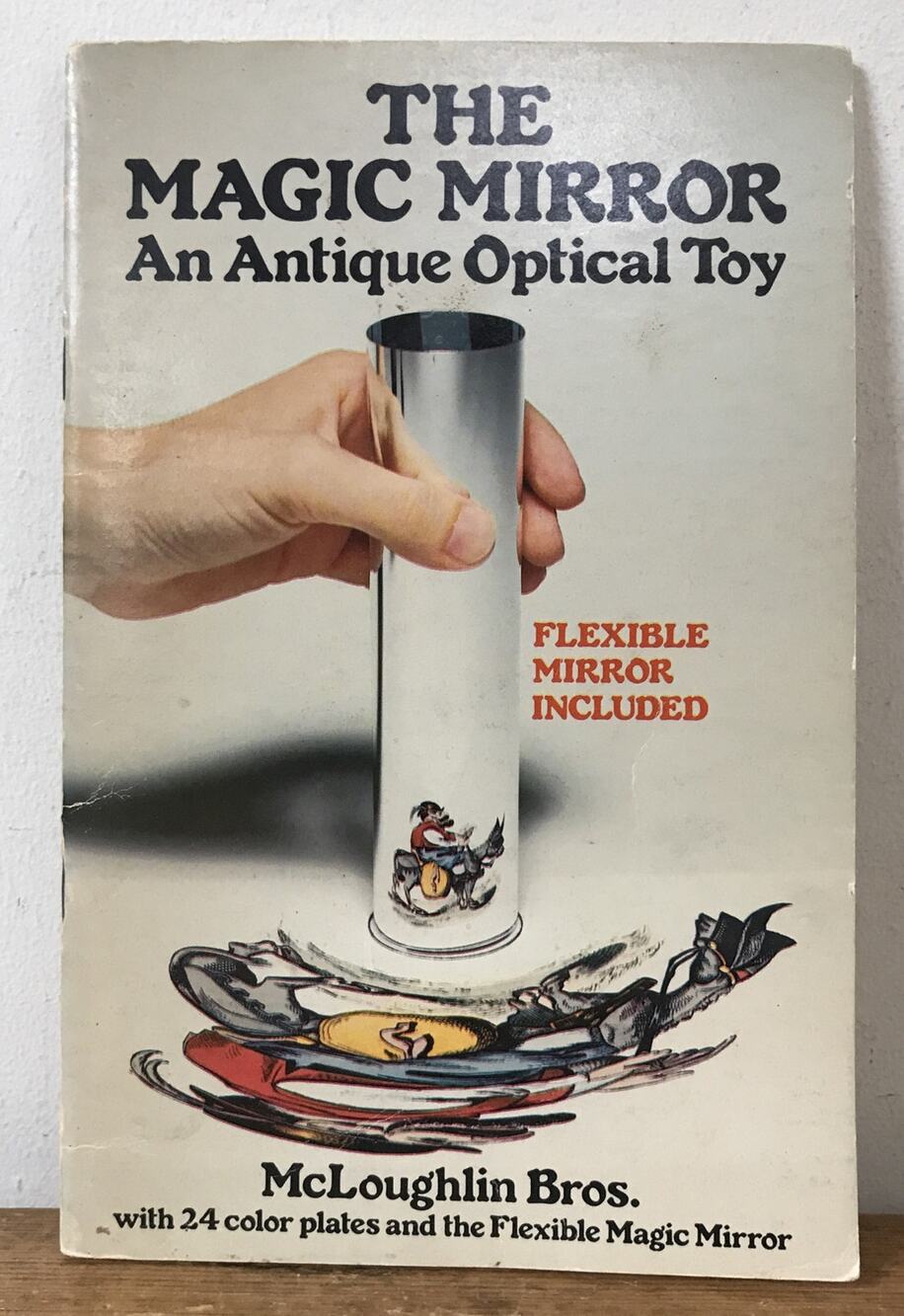 Vtg 70s The Magic Mirror Antique Optical Toy McLoughlin Bros Picture Book